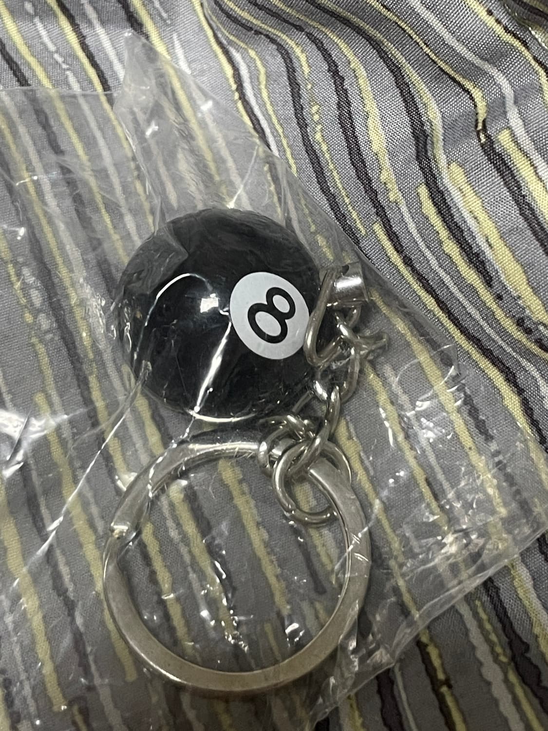 스투시 8볼 키링 블랙 새상품/정품 상품이미지3