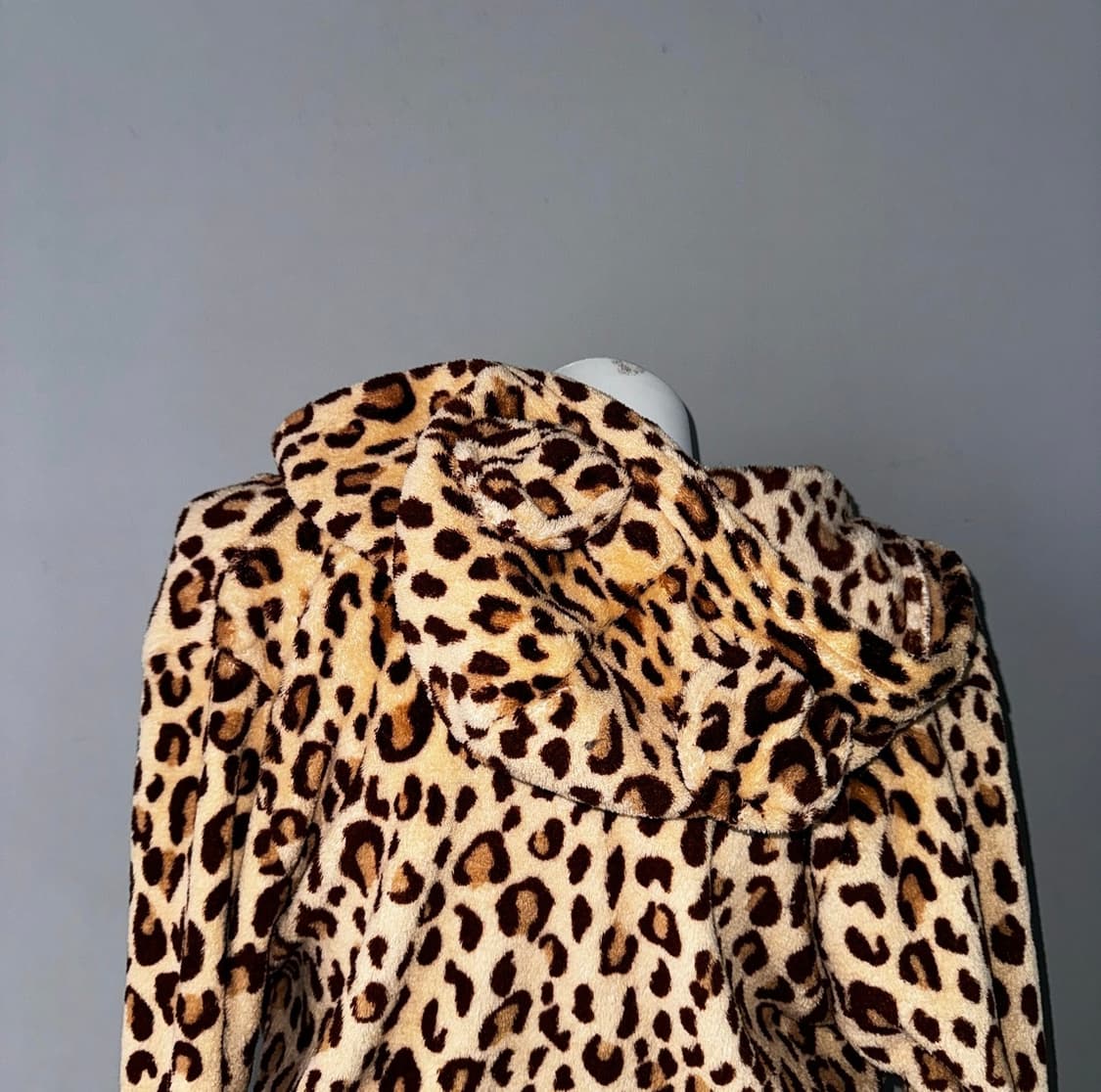 빈티지 갸루 호피 퍼 후드집업 펑크 고스 y2k 케토 와이즈걸 큐빈티지 상품이미지5