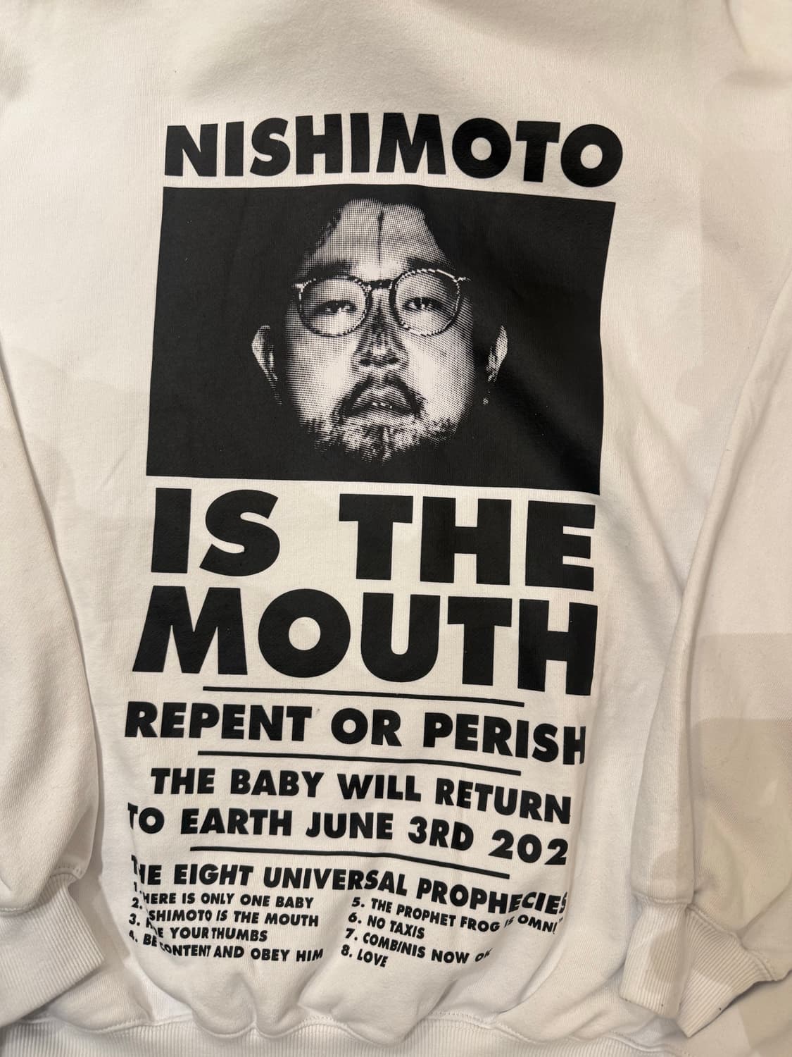 니시모토 이스 더 마우스 한정판 후디 제품 Xl&XXL 상품이미지3