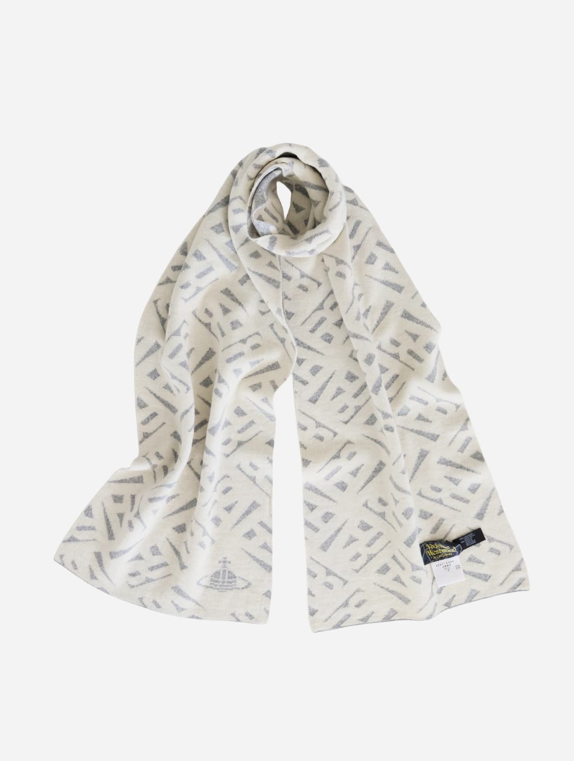 Vivienne Westwood Logo Jacquard Muffler 상품이미지1