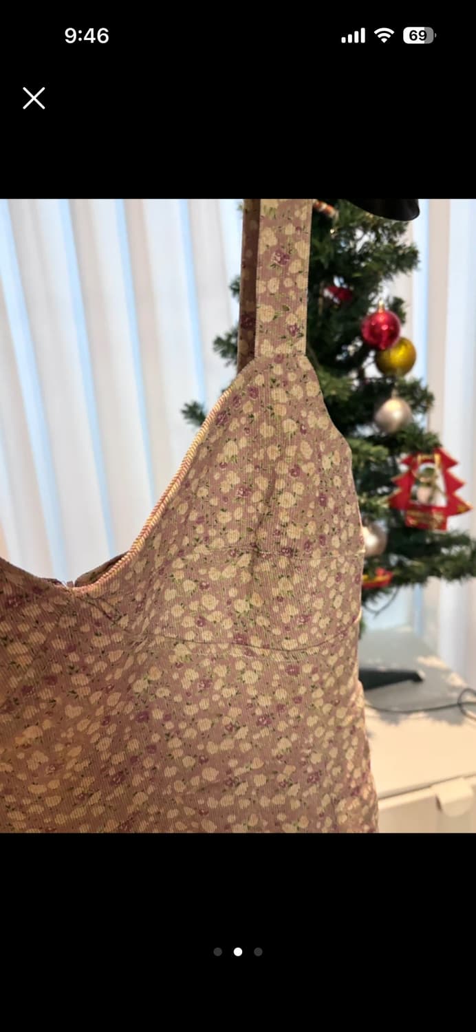 뷔스티에 꽃무늬 원피스 상품이미지2