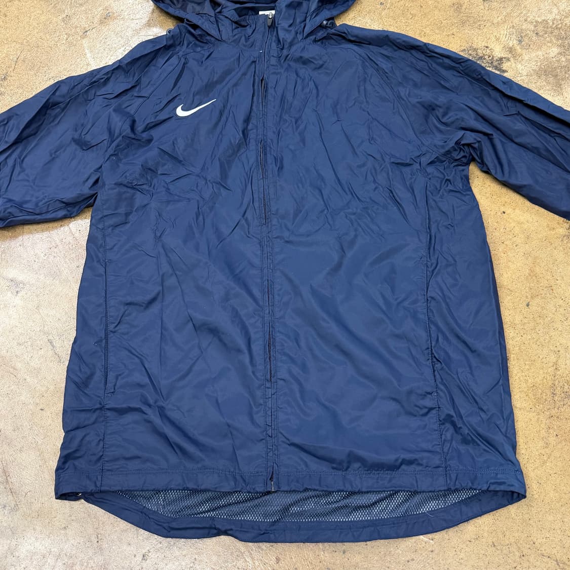 [정품/L] 나이키 네이비 후드 바람막이 점퍼 b18 상품이미지3