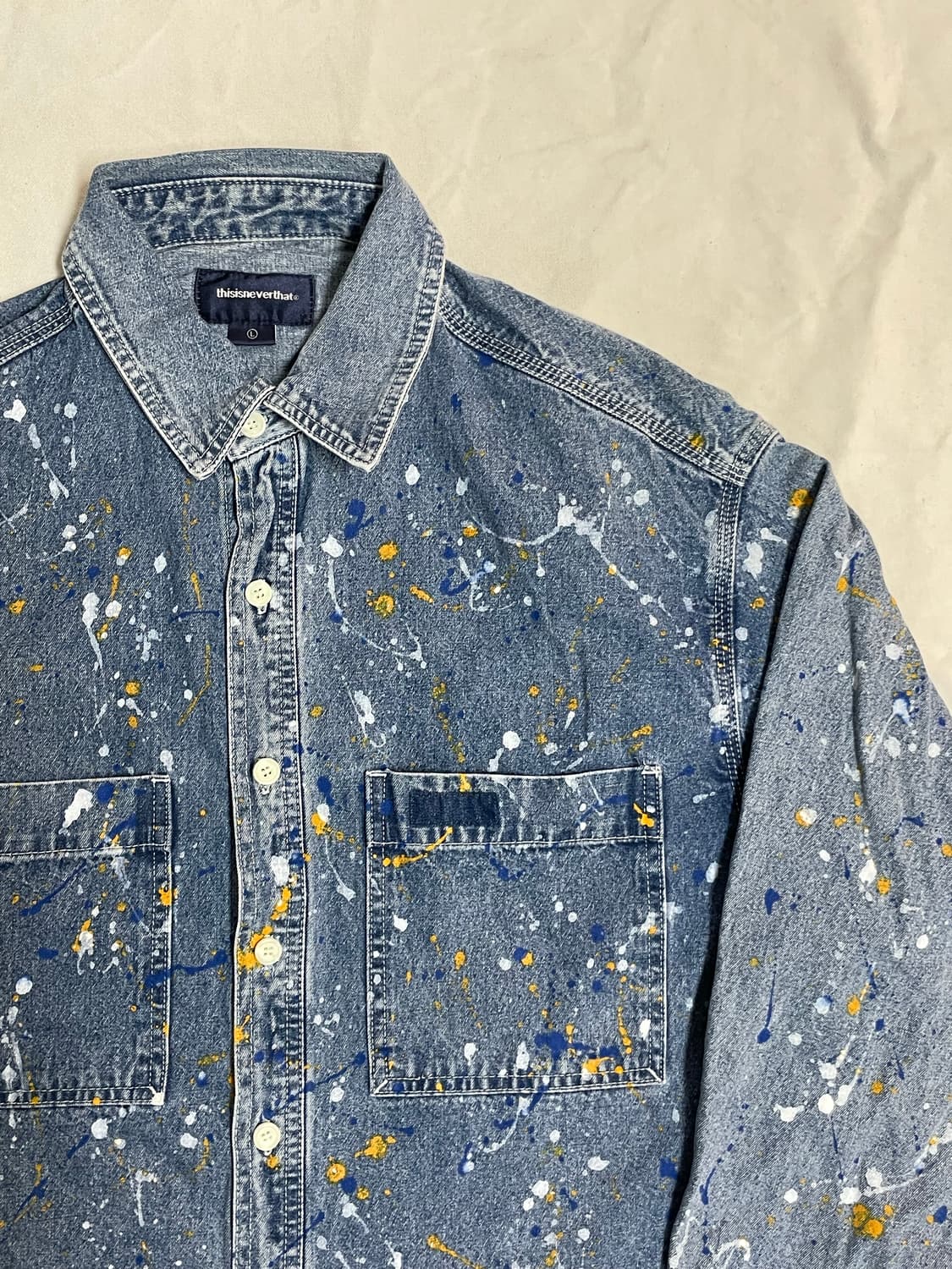 디스이즈네버댓 데님셔츠  상품이미지2