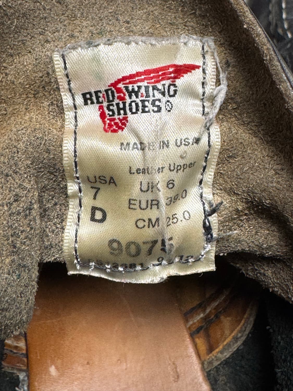 레드윙 목토 블랙 9075 7d 250 상품이미지6