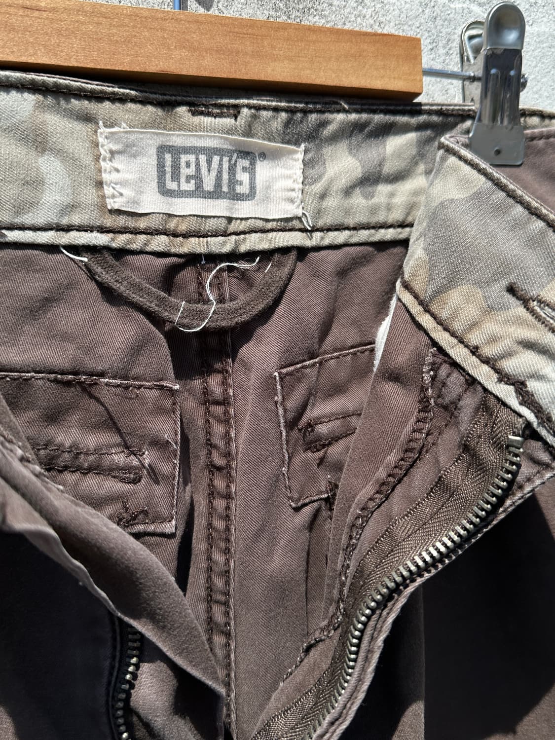 [33] 00s 리바이스 브라운 카고 반바지 상품이미지4