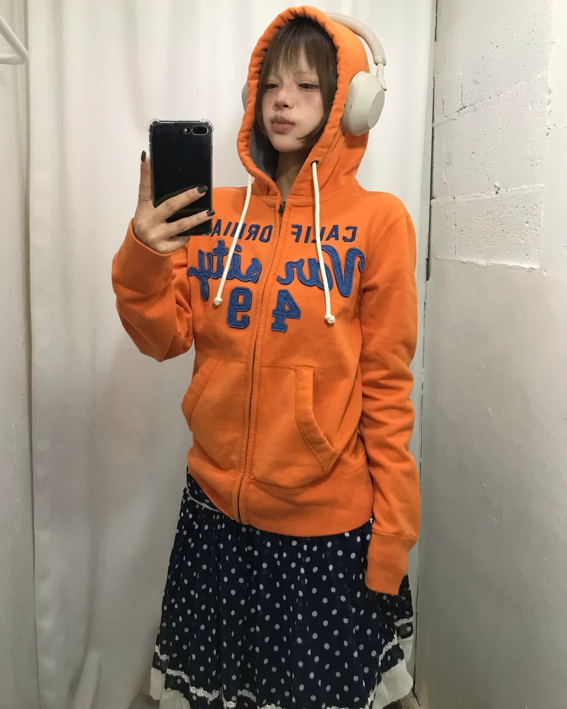 후아유 오렌지 후드집업  상품이미지1