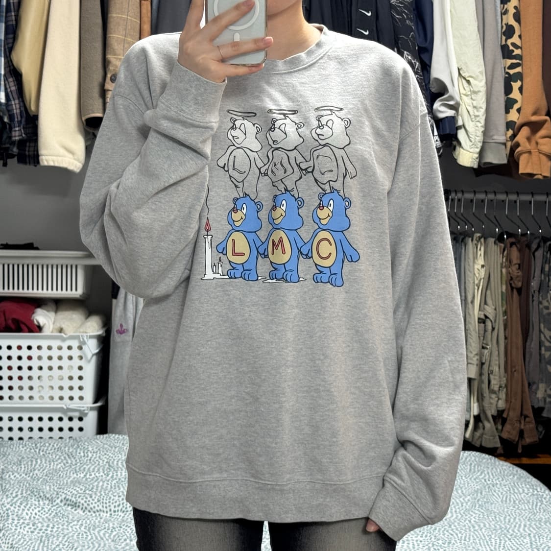 LMC 곰돌이 맨투맨 상품이미지1