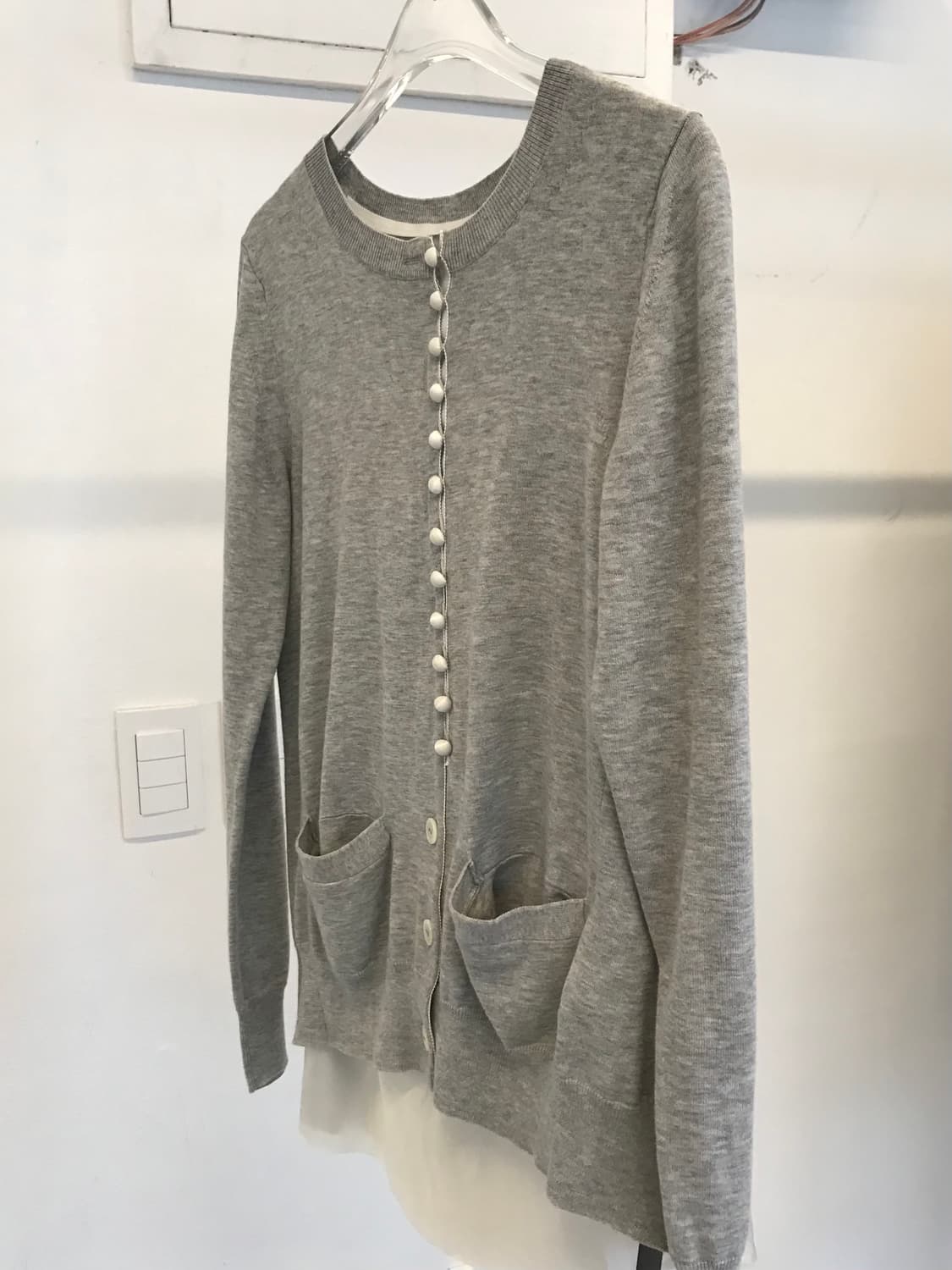 Sacai Hybrid Cardigan 상품이미지2