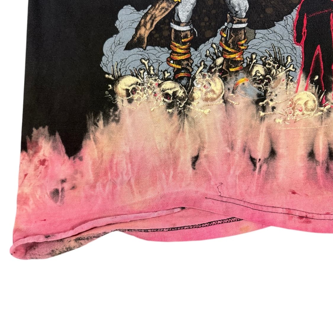 빈티지 90s Metallica 메탈리카 타이다이 티셔츠 상품이미지7