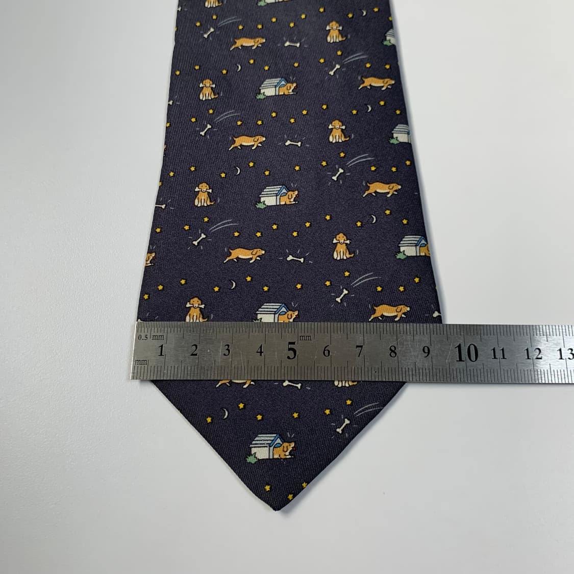 에르메스(HERMES) 챠콜그레이 100실크 명품 정장넥타이 A+등급 상품이미지10