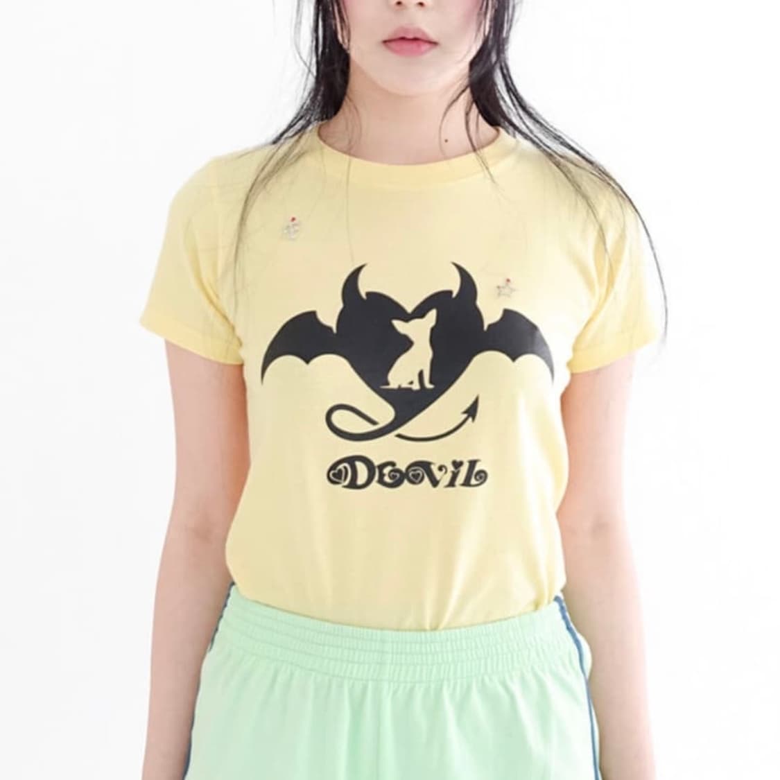 polite devil petit shirt (yellow) 상품이미지1