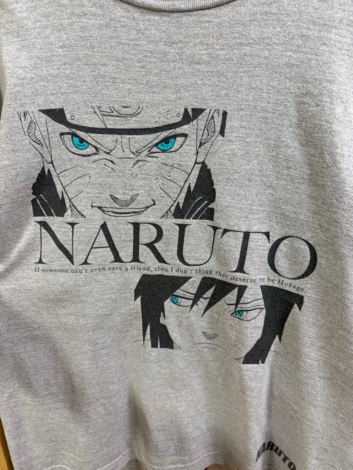 나루토 사스케 회색 반팔  상품이미지3