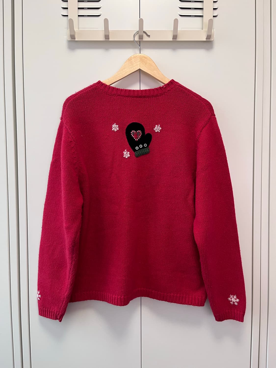 Croft&barrow 크리스마스 장갑 앙고라 니트 가디건 상품이미지8