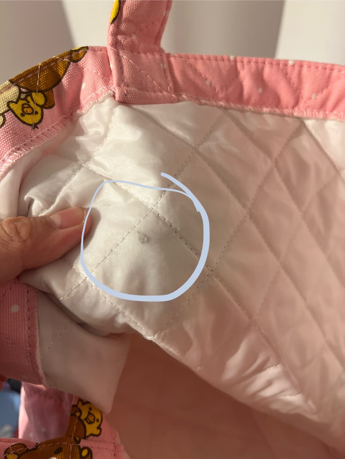 2016 리락쿠마 누빔백 🎶 상품이미지3