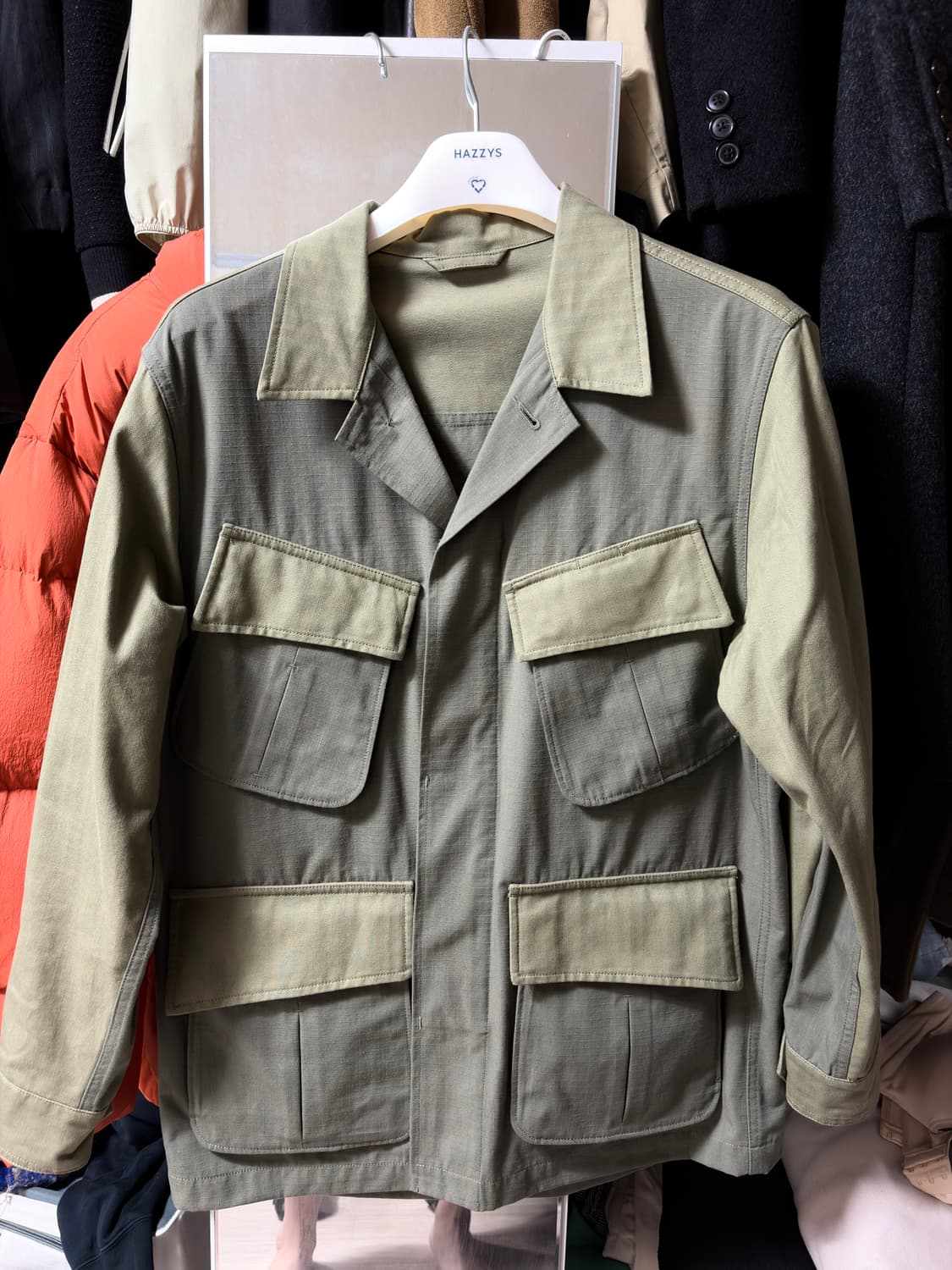 헤지스 더가이즈 정글 퍼티그 자켓 상품이미지1