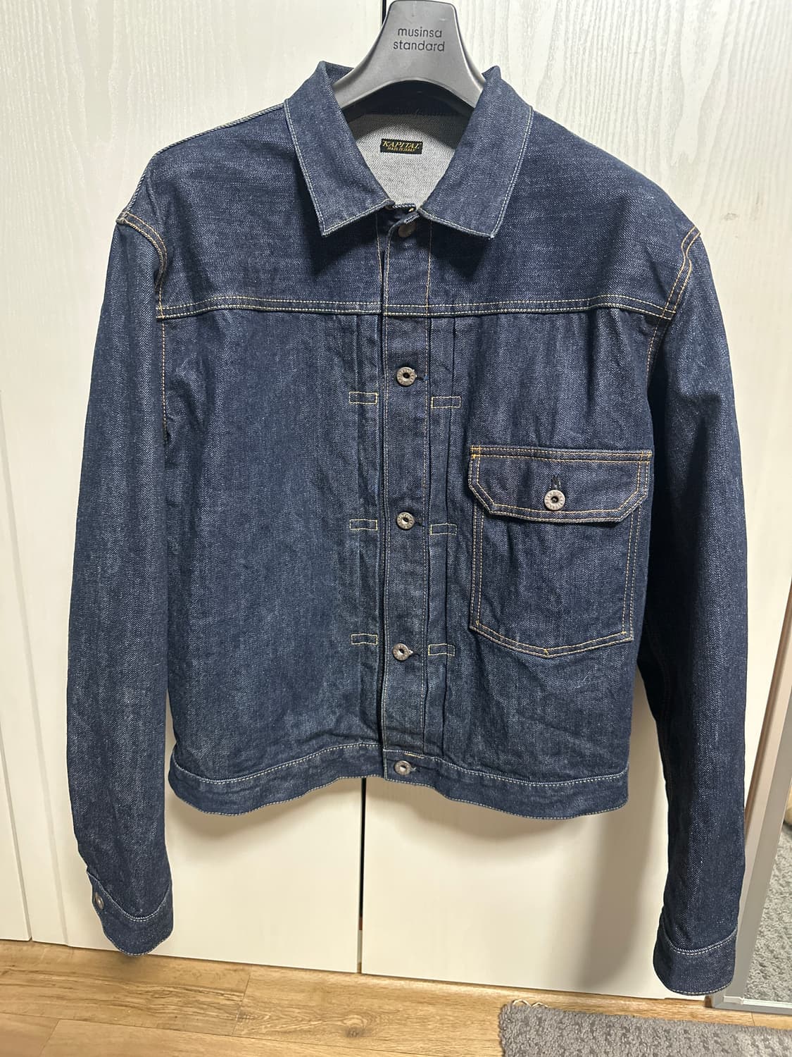 캐피탈 원워시 퍼스트 자켓 인디고 상품이미지2