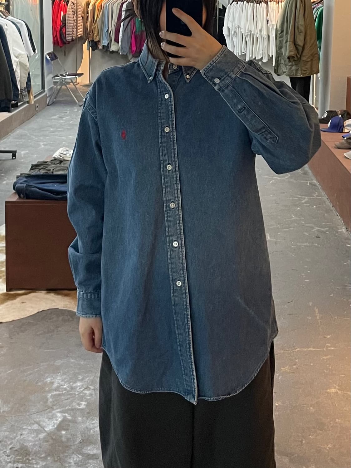 폴로 랄프로렌 아메리칸 컨트리 라인 데님 셔츠 H2136 상품이미지1