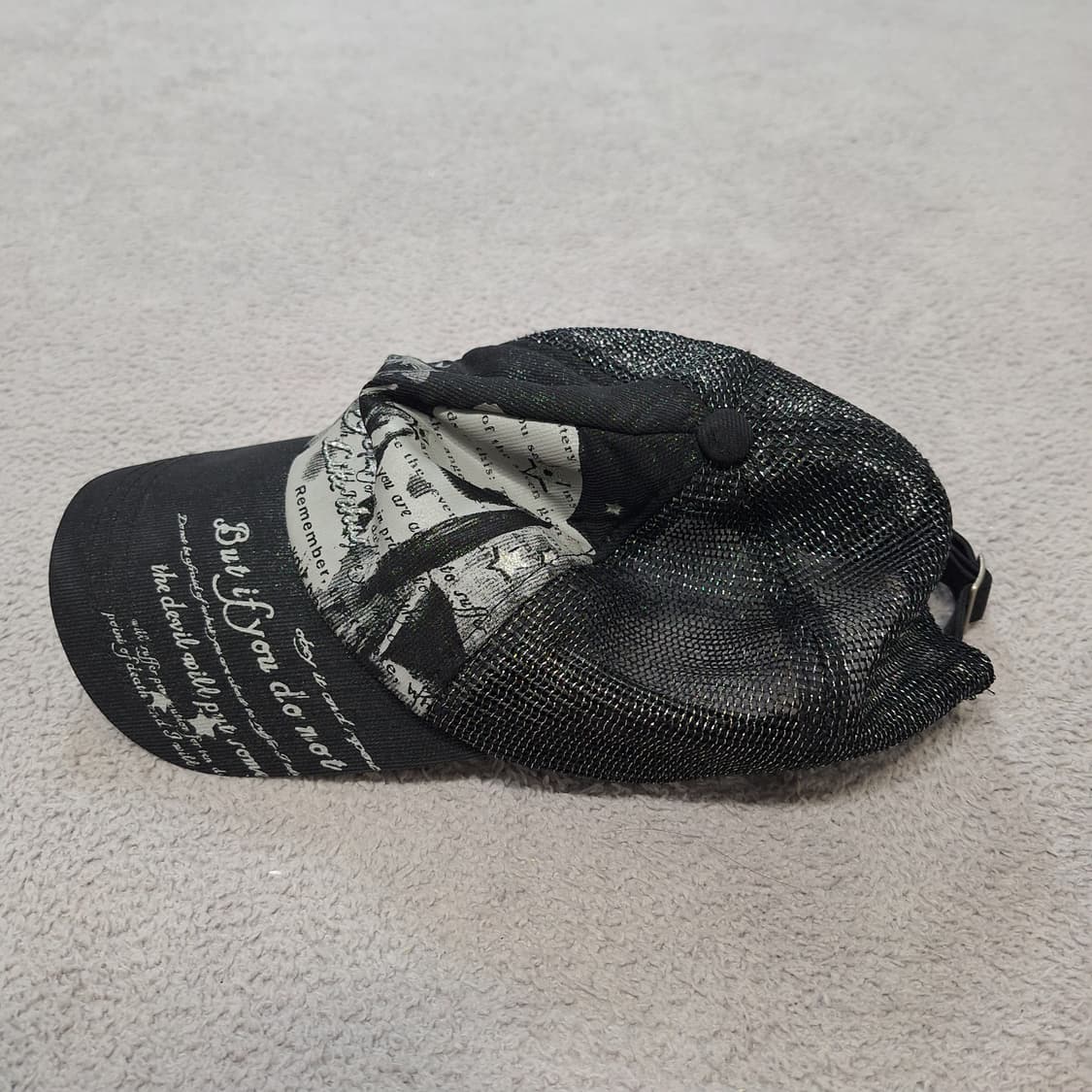 Y2k mesh cap 상품이미지2