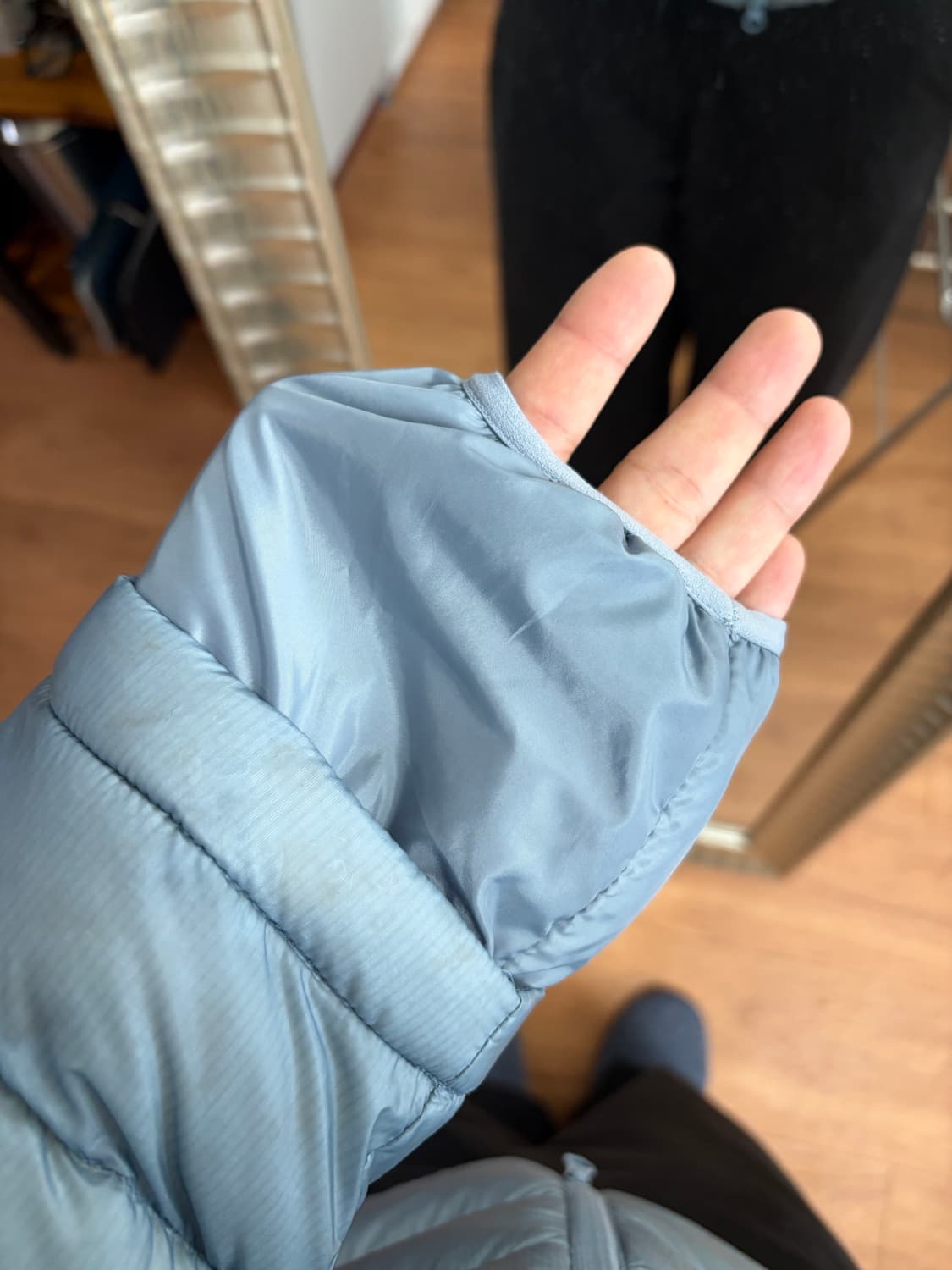 산산기어 서픽스푸퍼자켓 스카이 블루 2size 24fw 상품이미지6