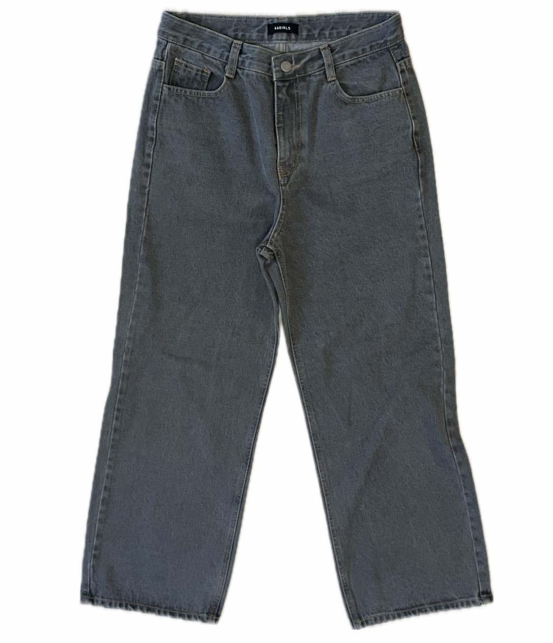 회색 그레이  데님 팬츠 상품이미지1