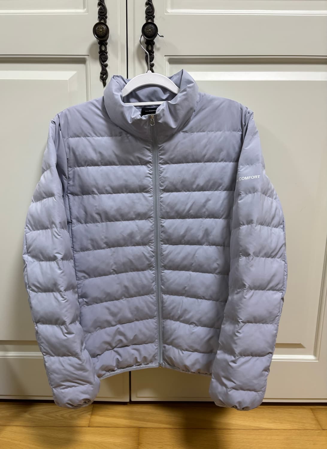 지초이 25-004 경량패딩 포그 그레이 3사이즈 상품이미지2