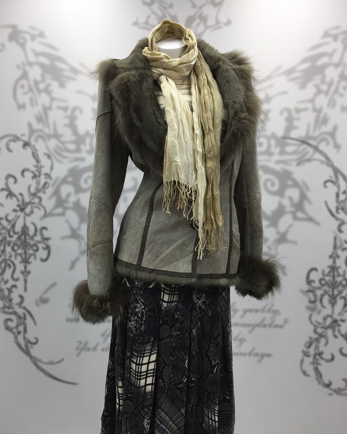 Farity mood pigskin shearling jacket 상품이미지4