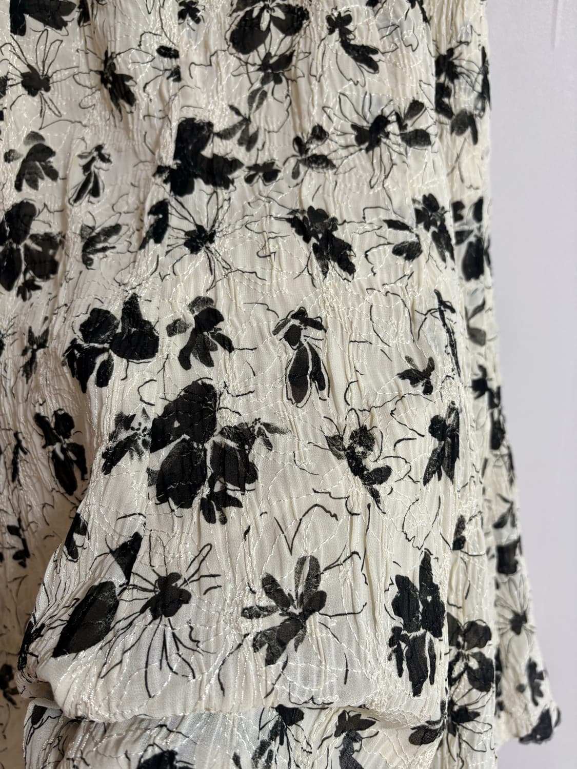 빈티지) 플라워 미디스커트  상품이미지2