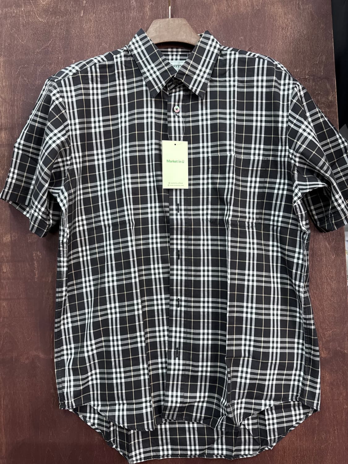 BURBERRY 체크 반팔 셔츠  상품이미지2