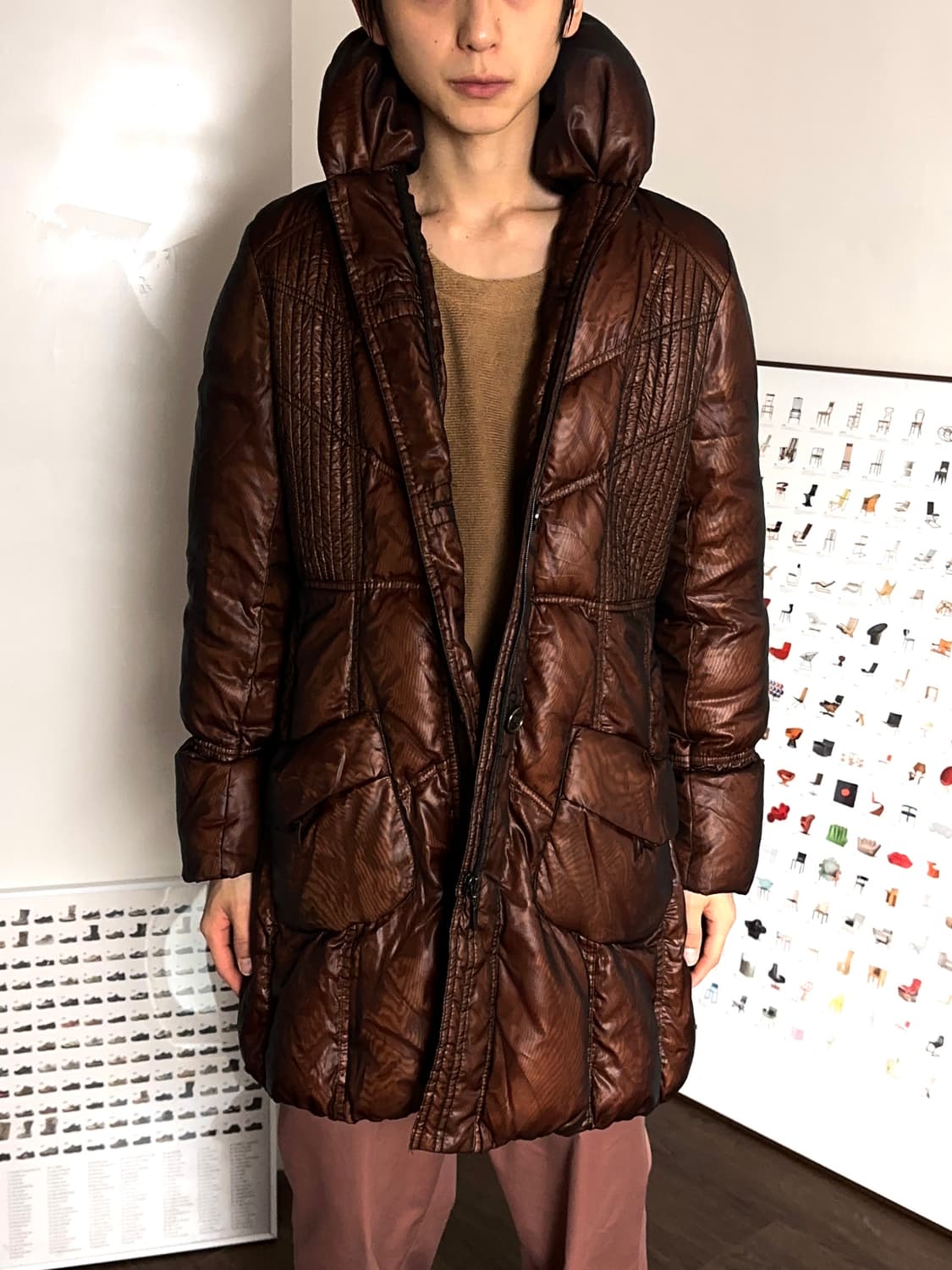 볼류밍 & 페이드 롱 푸퍼 자켓 상품이미지4