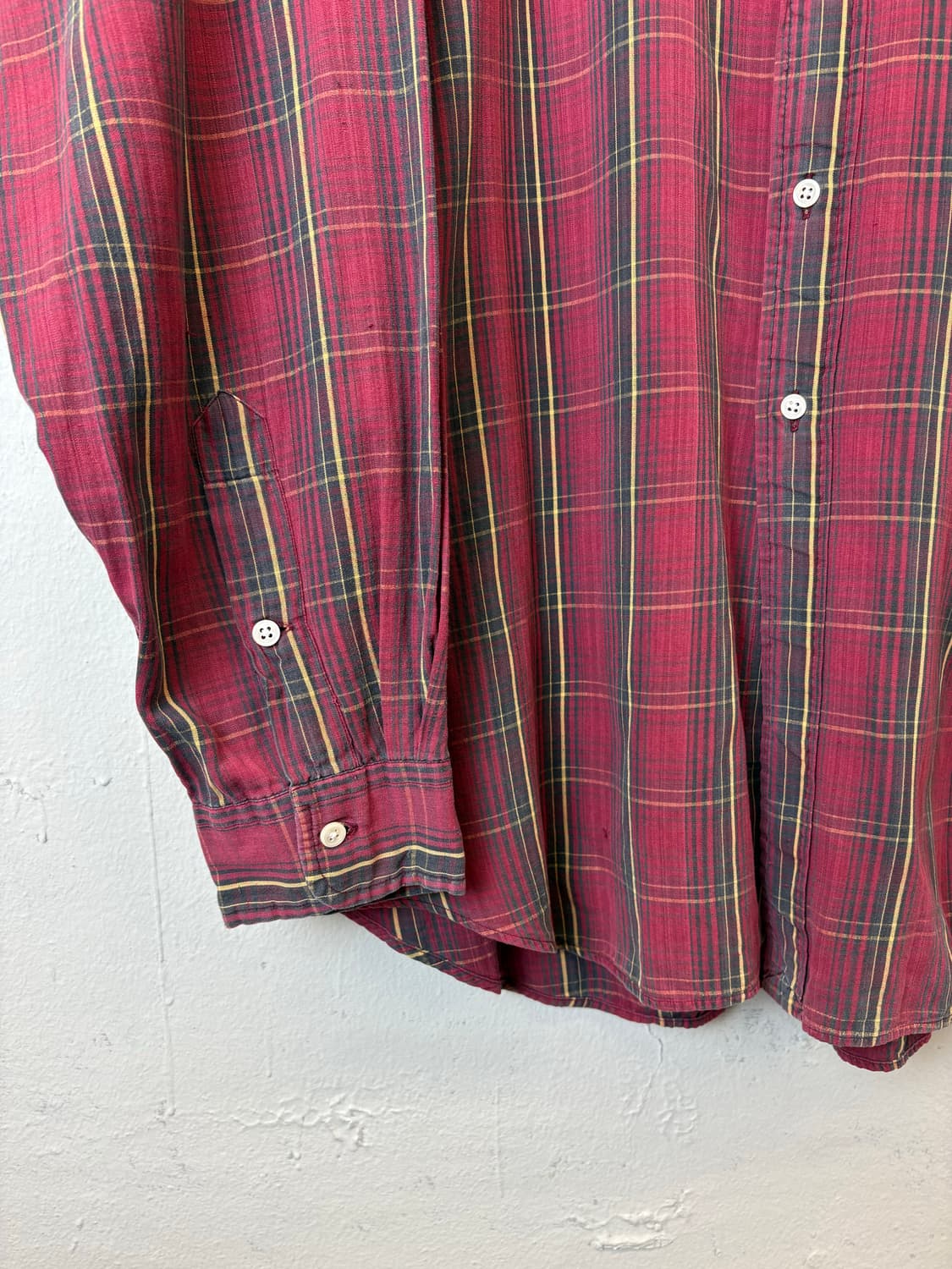 폴로랄프로렌 90s 빈티지 체크 포켓 빅셔츠 상품이미지4