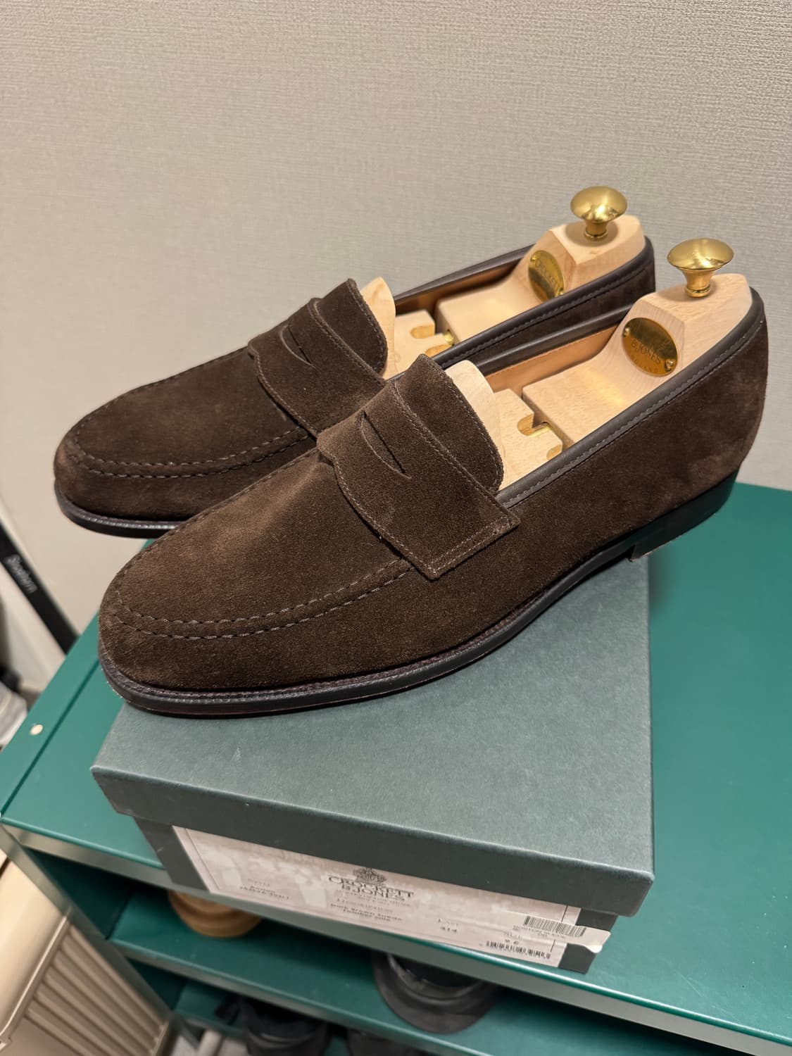 크로켓앤존스 보스턴 스웨이드 로퍼 다크 브라운 UK9 상품이미지3