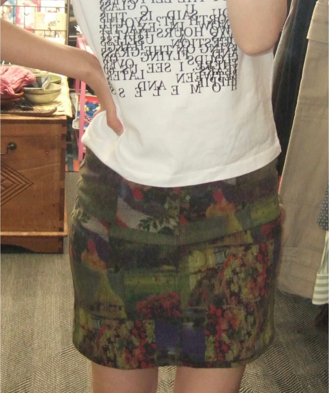 Betty smith printing skirt 상품이미지1