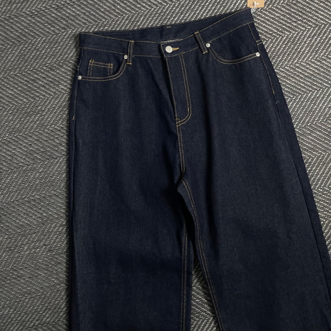 아코스튜디오 백 포켓 베어 스티치 생지 팬츠o 4613 상품이미지6