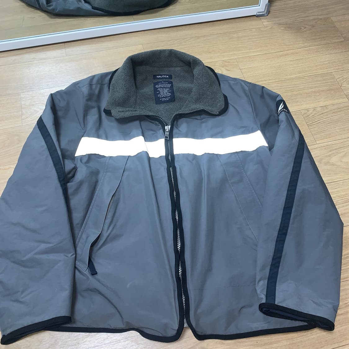 L)노티카 리플렉티브 플리스안감 점퍼 상품이미지1