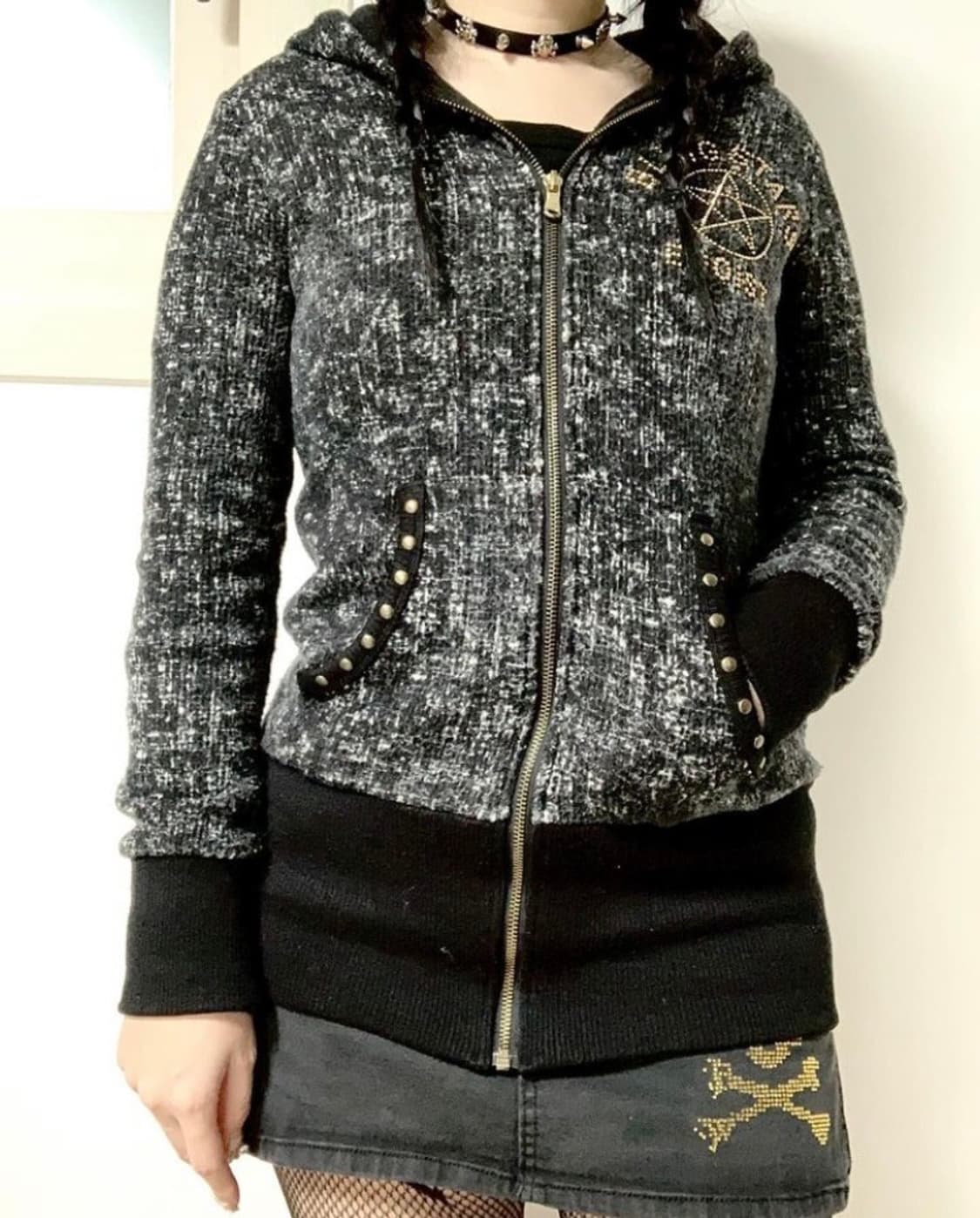 egoist punk long hood zipup 상품이미지2