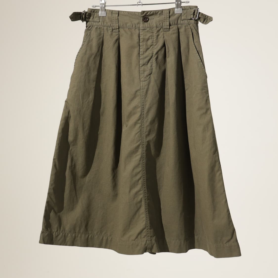 마가렛호웰 MHL 투턱 코튼 스커트 상품이미지2