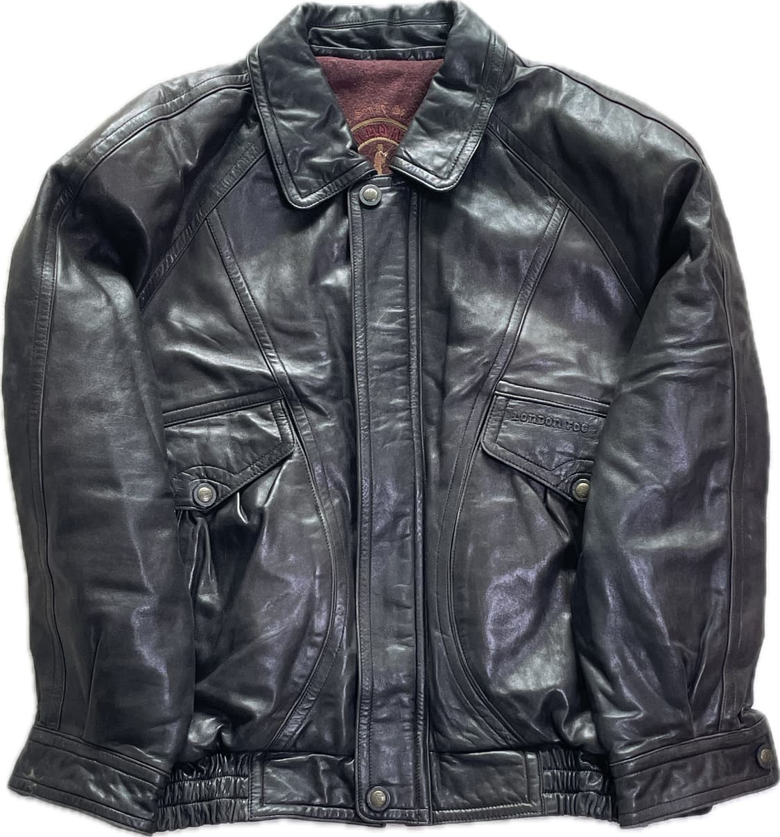 상태좋음) 90's 런던포그 양가죽자켓 105size 상품이미지1