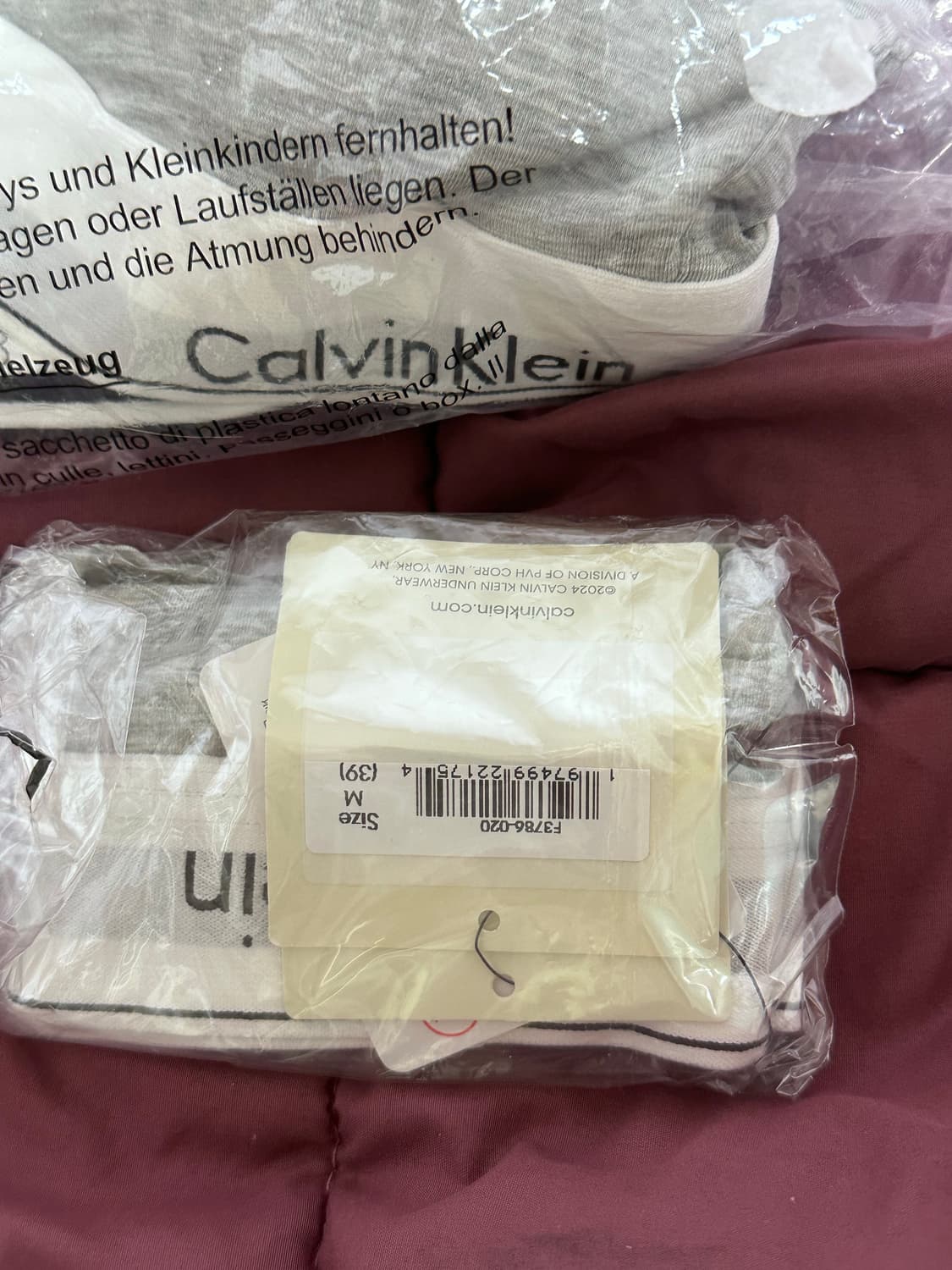 켈빈클라인 코튼 모달 속옷 세트 (새상품) 상품이미지3