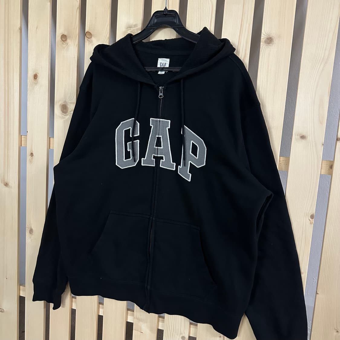 (L) GAP 갭 블랙 후드집업 상품이미지2
