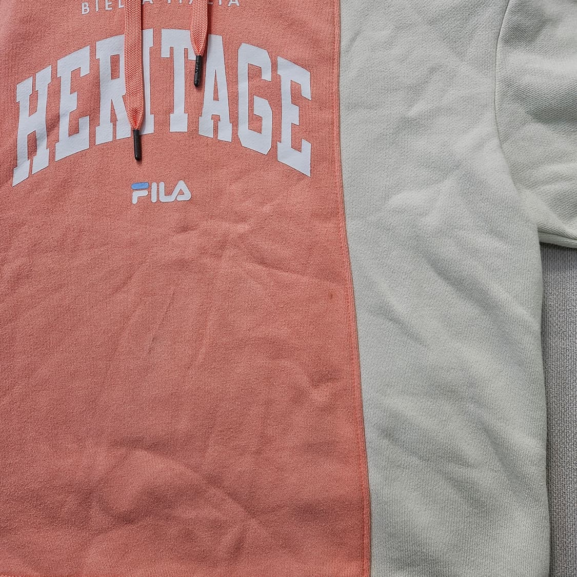 M 휠라 여성 블록 크롭 후드티 0407Y 상품이미지5