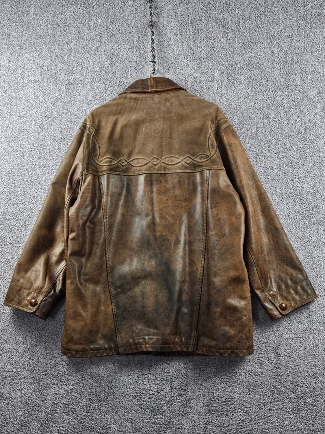 휴고보스 레더 사파리 웨스턴 카 코트 ( 48 ) / 11075 상품이미지3