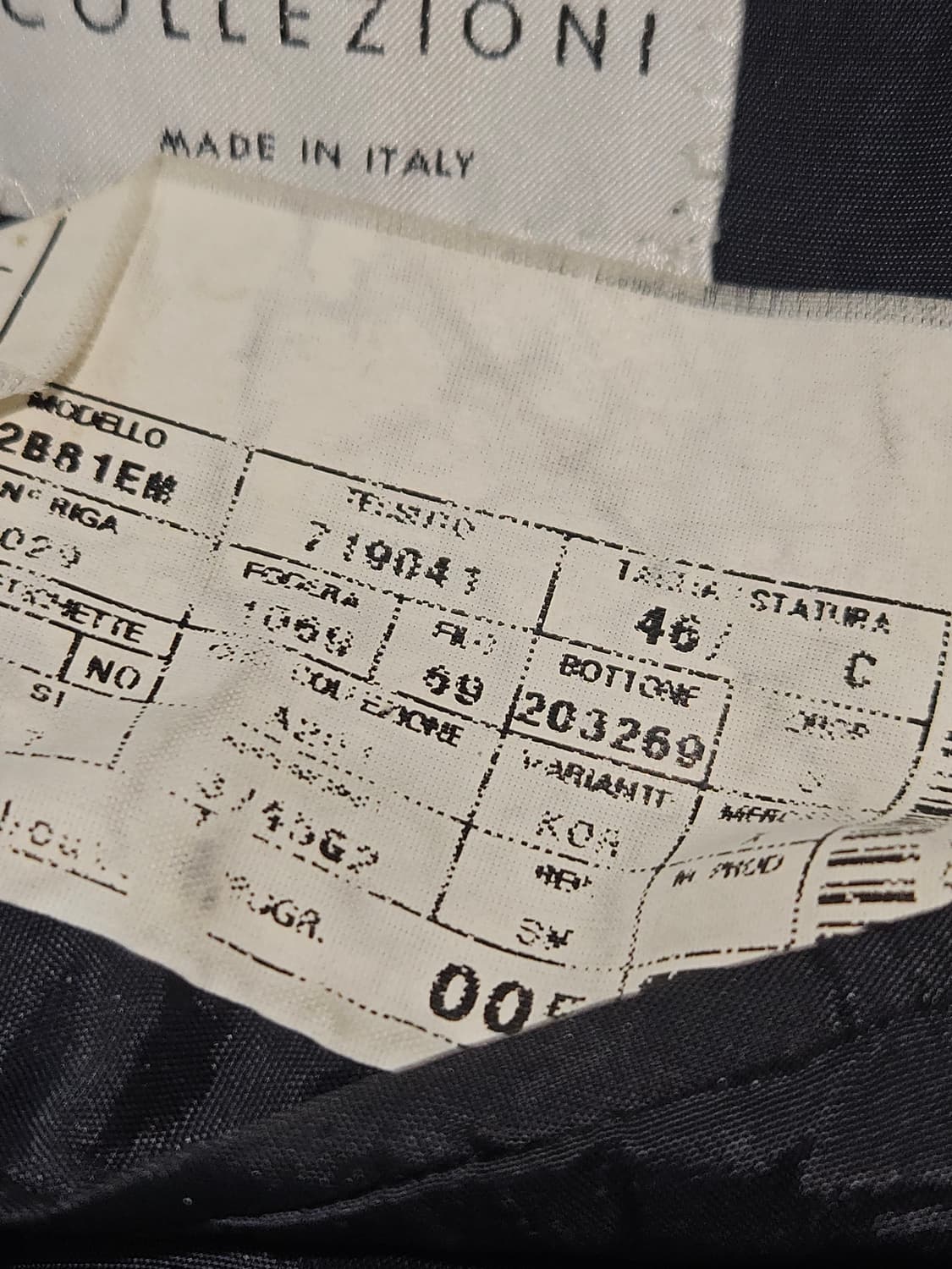 아르마니 컬렉션 정장 셋업 블레이저 슬랙스 46 (95) 상품이미지6