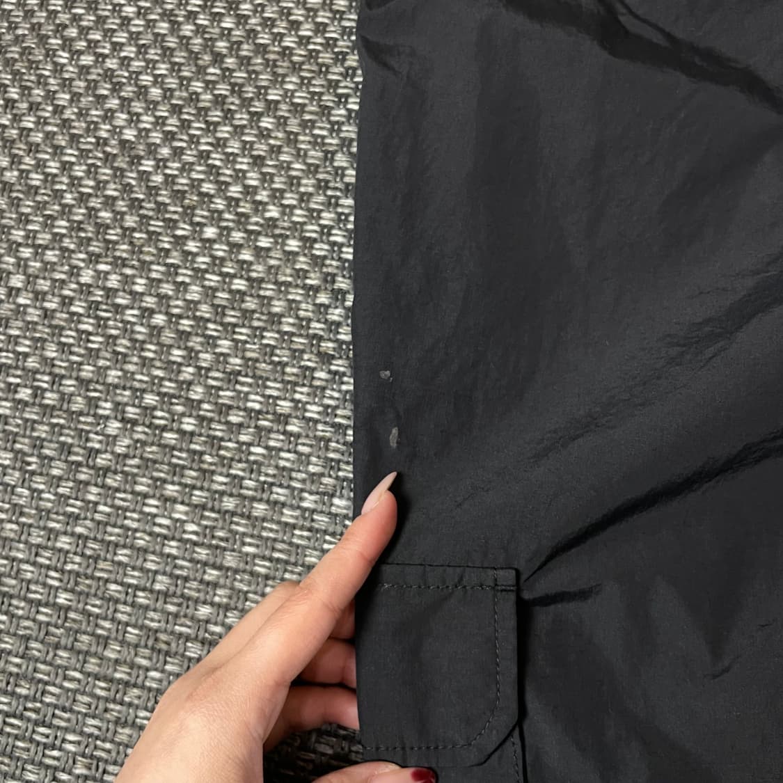 (밴딩) 송지오옴므X송민호 썬플라워 블랙 나일론 카고 팬츠 상품이미지9