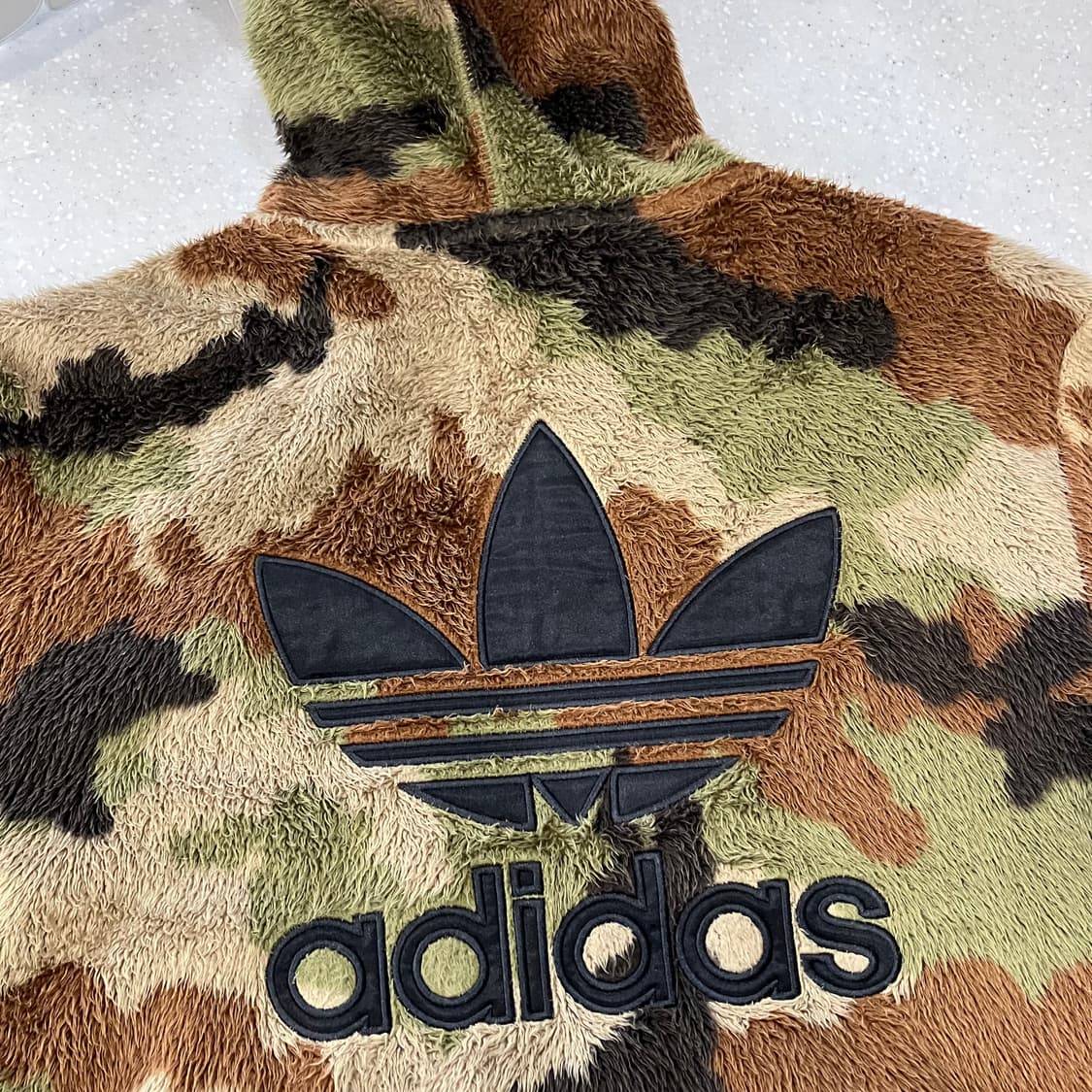 260 아디다스 카모 후리스 플리스 쉐르파 후드집업 상품이미지2