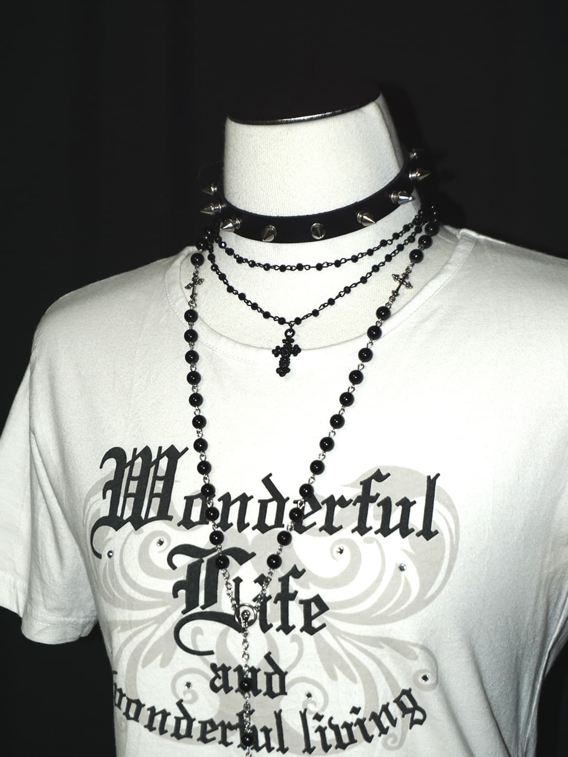 y2k gothic lettering t  상품이미지3
