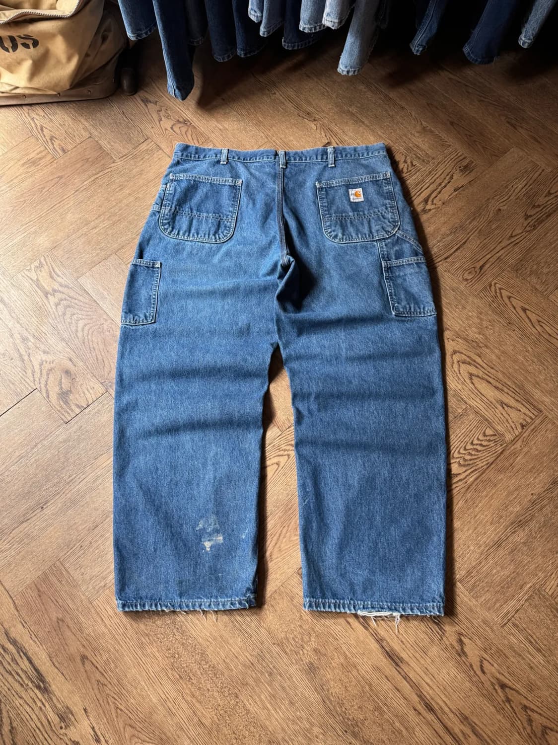 [40]칼하트FR 싱글니 카펜터 워크 데님 팬츠 상품이미지1