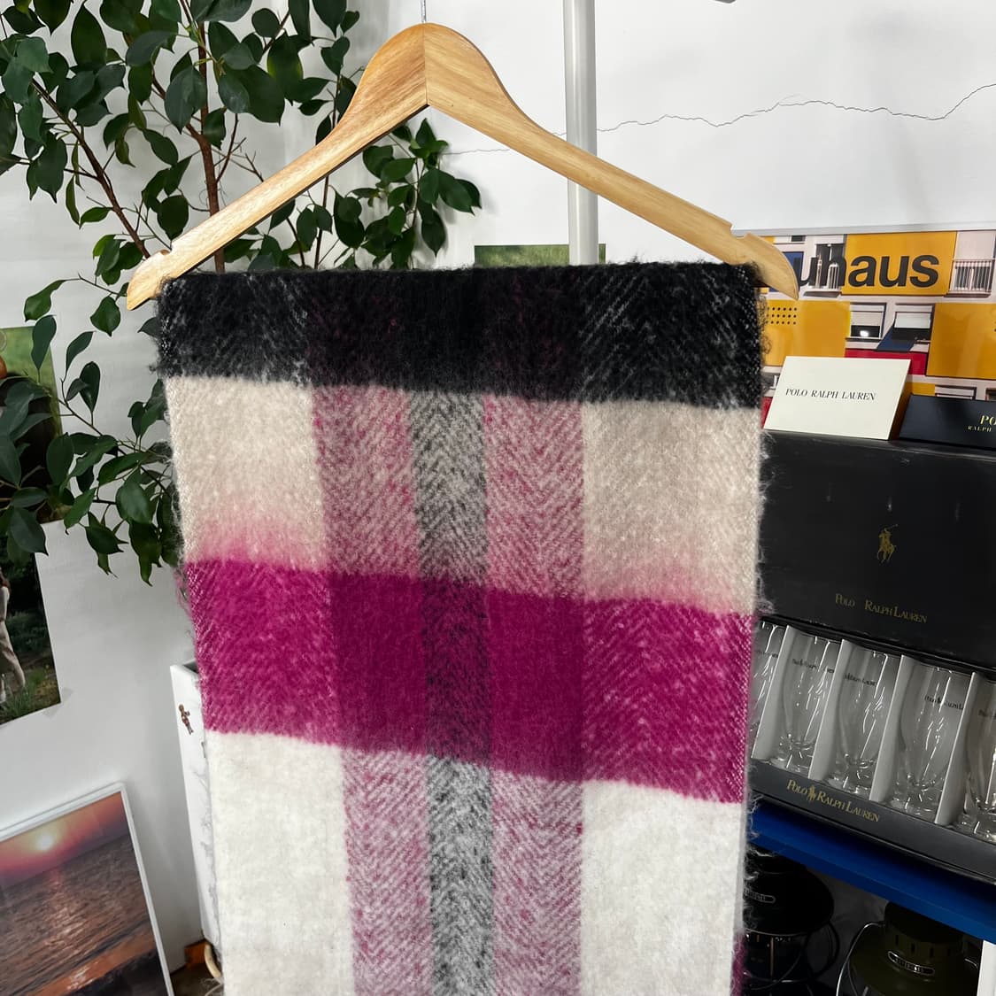 바버 클립스 머플러 푸시아 릴리 상품이미지2