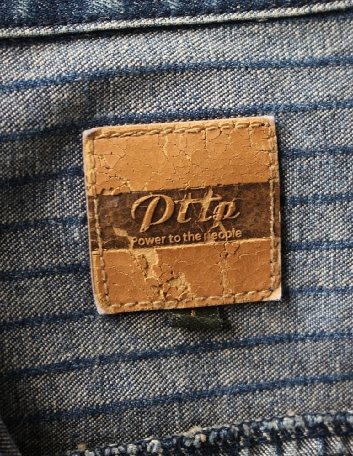 유니섹스 빈티지 스트라이프 데님 자켓 상품이미지3