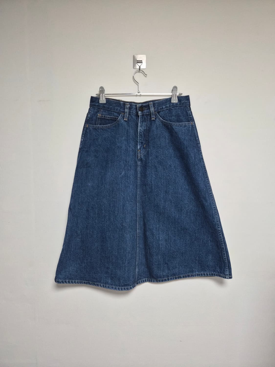 오어슬로우Orsolw 미디 데님 스커트 xs사이즈 P-42 상품이미지1