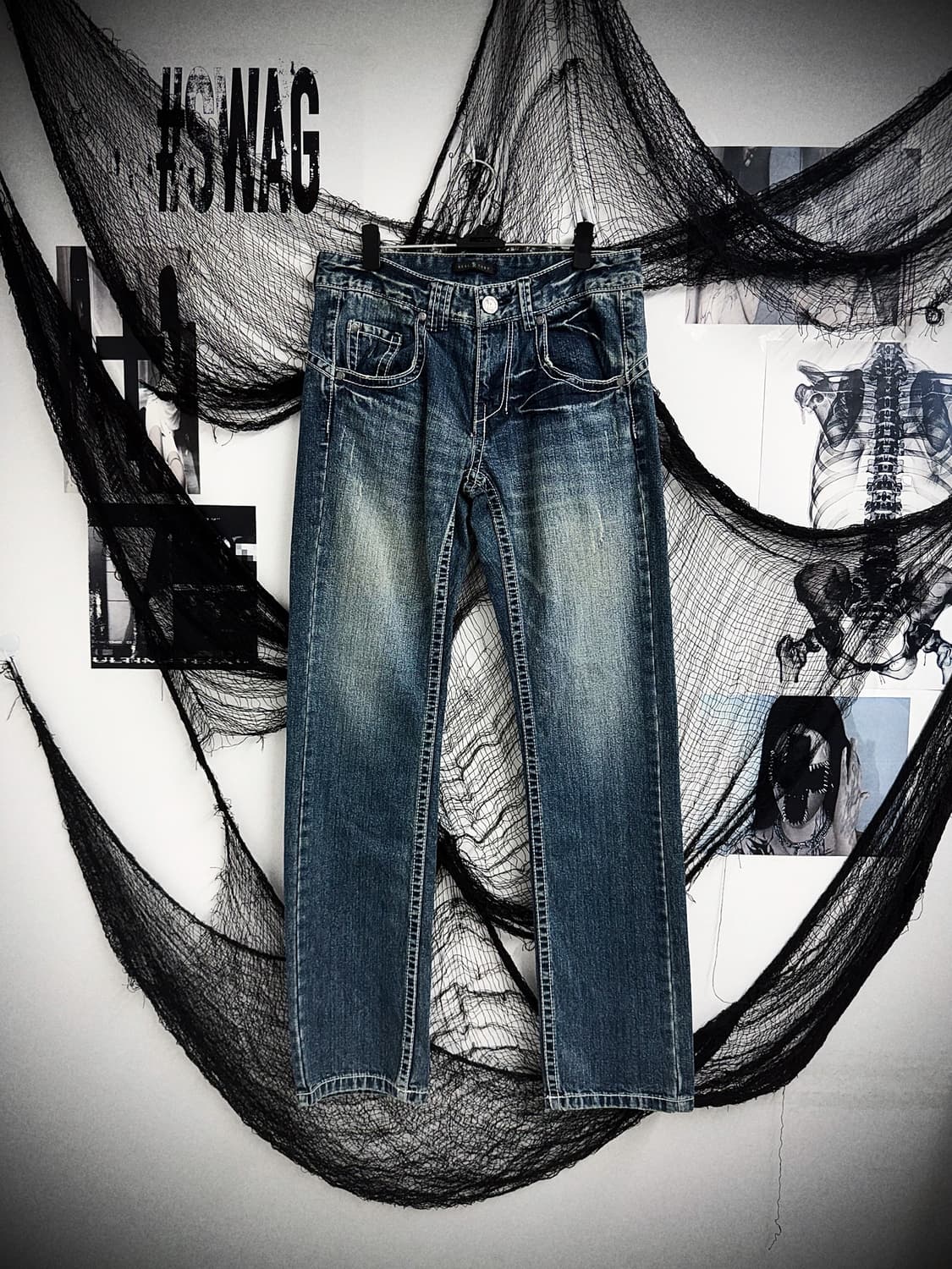 00s stitch detail jeans 상품이미지1